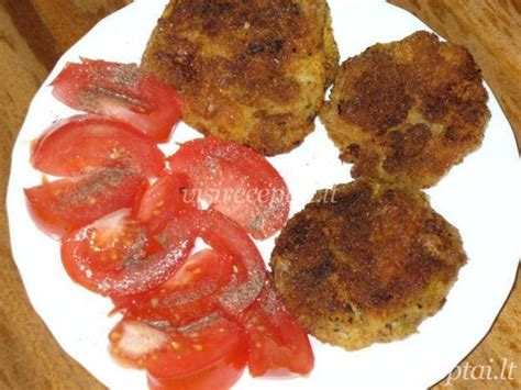 Rūkytos žuvies ir lašišos kotletai