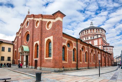 „Santa Maria delle Grazie“ bazilikos ir refektoriumo išorės vaizdas