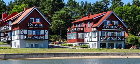 Kavinės Laineris išorė prie Kuršių marių