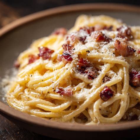 Carbonara makaronai su guanciale ir pecorino sūriu
