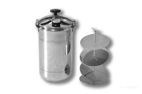 Schema, kaip veikia autoklavas konservuojant mėsos gaminius