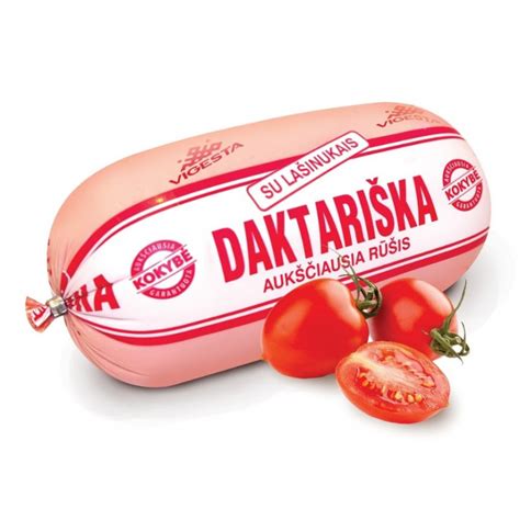 Patiekalų su daktariška dešra asortimentas