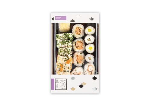 Sušių apkepo „California Roll“ įkvėptų ingredientų rinkinys