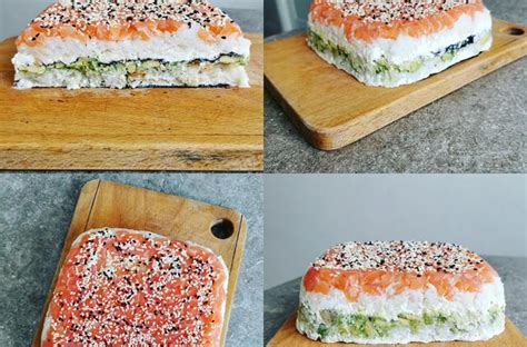 Aštriu peiliu pjaustomas sušių tortas