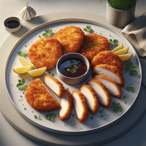 Vištienos kepsnelių su krakmolu ingredientai