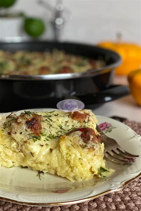 Bulvių ir mėsos apkepas paruoštas