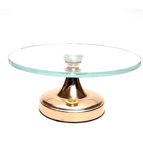 Stiklinis tortų padėklas su vaisiais