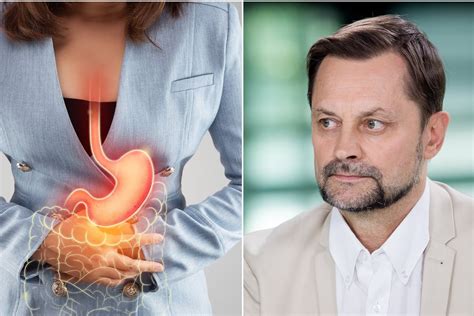 Skrandžio ir stemplės anatomijos schema su refliuksu