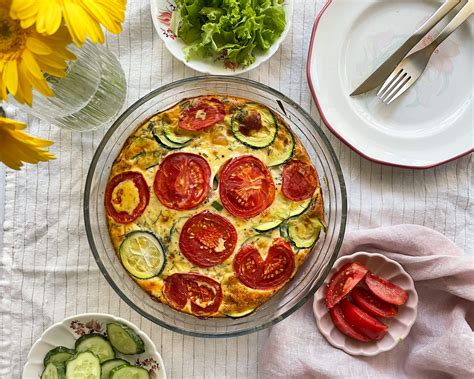 Omletas su daržovėmis orkaitėje