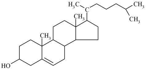 Cholesterolio molekulė