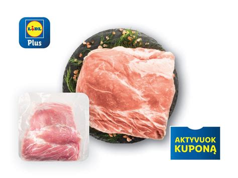 Šviežia kiaulienos nugarinė
