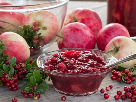 Obuolių ir spanguolių marmelado derinys
