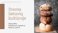 Riešutų duonos simbolika lietuvių kultūroje