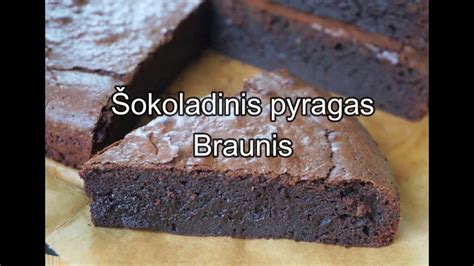 Šokoladinių pyragų įvairovė