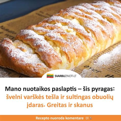 Obuolių įdaras vyniotiniui