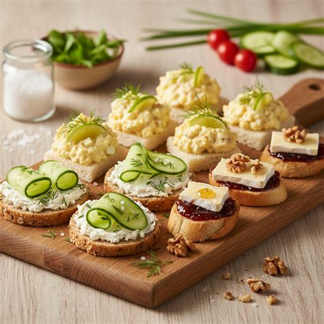 Įvairių sumuštinių ingredientų pasirinkimas