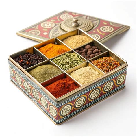 Indiškas prieskonių indas (Masala Dabba)
