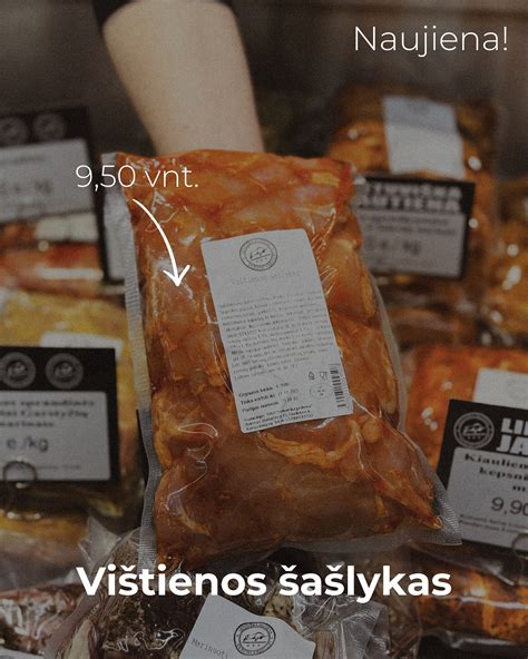 Šviežiai marinuota mėsa