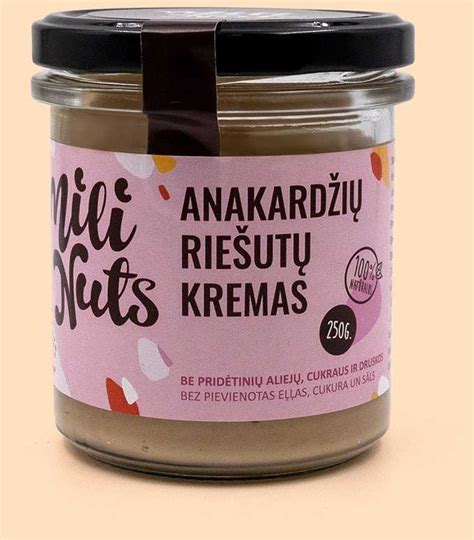 Anakardžių kremas desertui