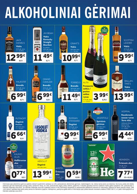 Gėrimų asortimentas Benedikto turguje