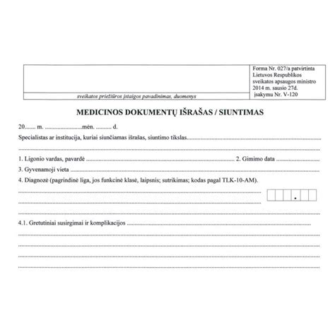 Medicinos dokumentų rinkimas ir analizė