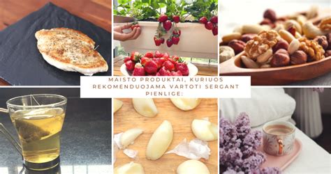 Produktai, kuriuos reikėtų vartoti saikingai