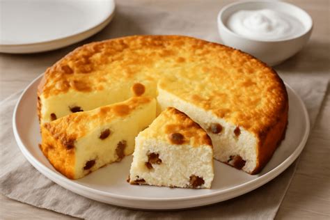 Varškės pyrago su razinomis paruošimas