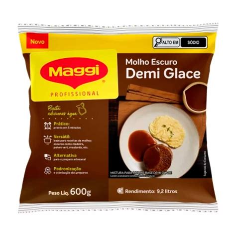 Pramoninis demi glace padažas pakuotėje