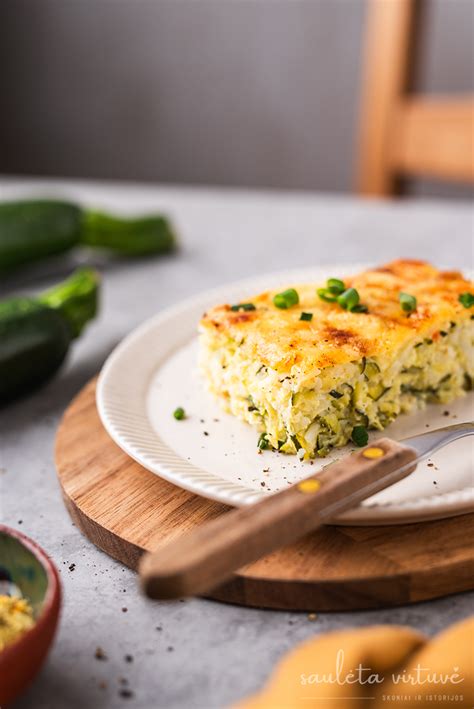 Cukinijų ir tuno apkepo ingredientai