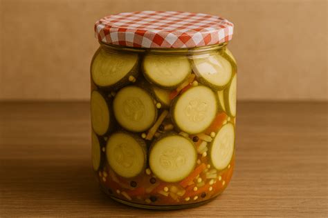 Cukinijos konservavimo pavyzdžiai stiklainiuose
