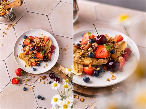 Granola su uogomis ir augaliniu jogurtu