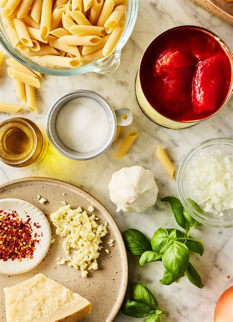 Ingredientai autentiškam All'Arrabbiata padažui