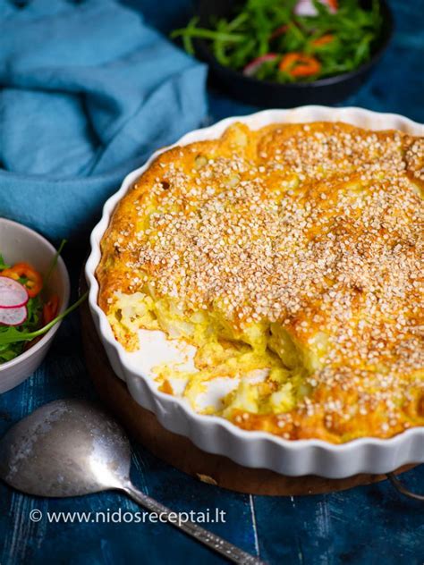 Kalafiorų gratinas
