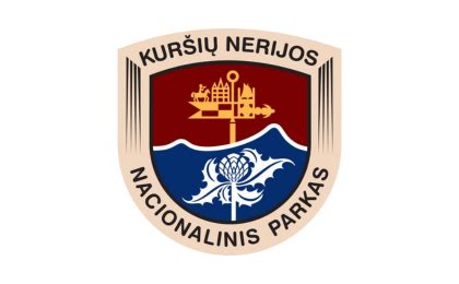 Kuršių nerijos nacionalinio parko žemėlapis su poilsio zonomis