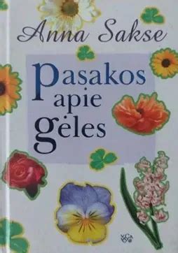 Anos Saksės knygos „Pasakos apie gėles“ viršelis
