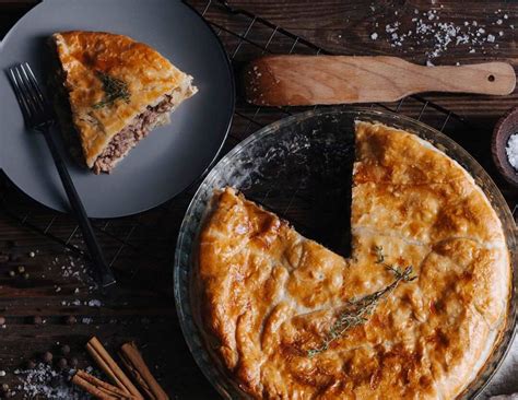 Kanadietiškas mėsos pyragas Tourtière