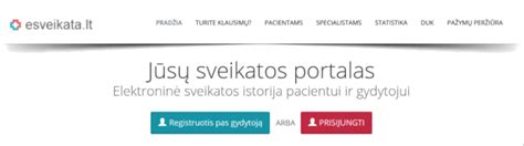 e. recepto peržiūra interneto portale