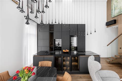 Moderni virtuvės studija filmavimui