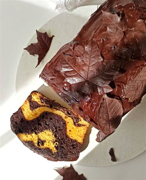 Šokoladinis padažas ant moliūgų kekso