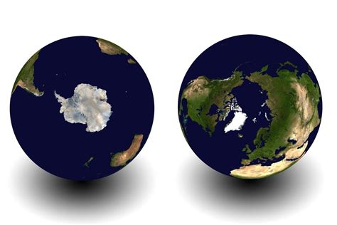 Antarktidos ir Arkties geografinis palyginimas
