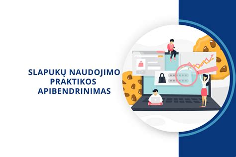 Slapukų ir duomenų apsaugos iliustracija