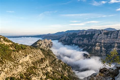 Verdono kanjono panorama