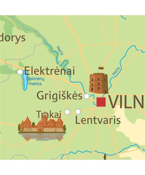 Detalus Pietų Švedijos regionų žemėlapis su lankytinomis vietomis