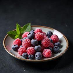 Šaldytų uogų ir bananų mišinys ledams