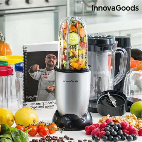 InnovaGoods One Touch Maišytuvas-trintuvas su receptų knyga pakuotėje