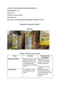 Ekologiškų ūkių sertifikavimo procesas
