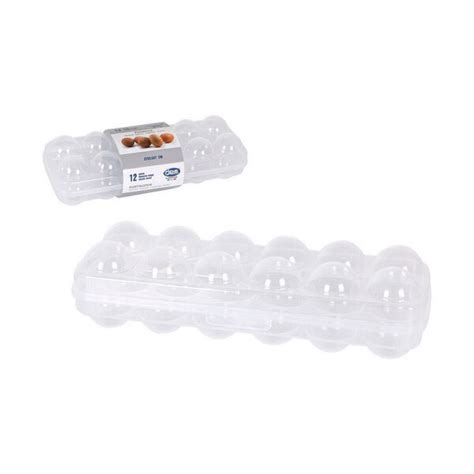 Plastikinis kiaušinių dėklas su dangteliu