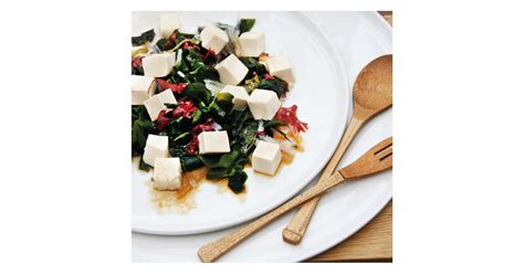 Įvairių daržovių ir tofu salotos