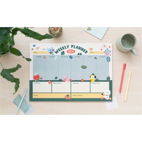 Savaitės meniu planavimo kalendorius