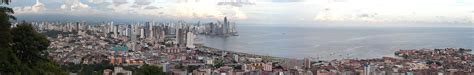 Panamos miesto panorama